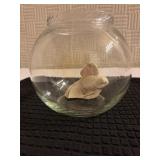 Vintage Seller rope mold edge bowl, 7 x 7with