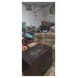 Large two drawer file, cabinet, tan, loveseat,