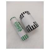 2026 bankroll 1 dimes and 1 half dollars rolls