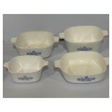 Corning ware dishes blue cornflower pattern 4
