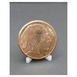1 Ounce .999 Fine Copper Buffalo Nickel