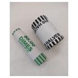 2026 bankroll 1 dimes and 1 half dollars rolls