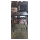 Decorative metal outdoor side table