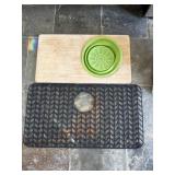 Black Chevron Design Sink Pad 26ï¿½x14ï¿½ and Sink