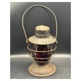 Adams & Westlake vintage railroad (red) lantern