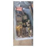 Large tote if parts toys (trucks and tractors)