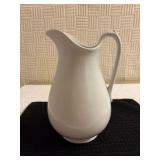 Vintage white iron stone pitcher by Wedgewood