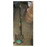 Kgro shovel and ryobi tree trimmer