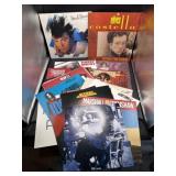 12 x 12 promotional posters for various musicians