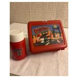 1987 who framed Roger rabbit  red lunchbox with