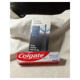 VIBRATING TOOTHBRUSH AND COLGATE BRAND NEW IN