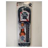Pabst Blue ribbon metal thermometer