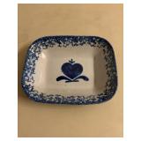 Nastiness 1990 blue gray sponge ware dish 10 - 8