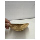 Le Mieux China 24k Gold Gilded Bowl 6.5ï¿½