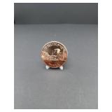 1 Ounce Copper Round Trumps Wall