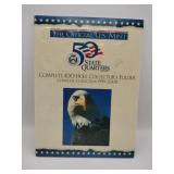 50 state quarters collection book full 1999-2008
