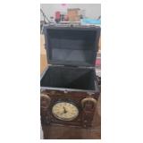 Decorative clock trinket box