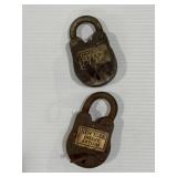 Novelty padlocks pony express & New York insane