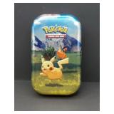 Pokemon Collectable Tin With 60+ Cards   A Good
