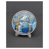 1 Ounce Colorized Copper Polar Bear Very