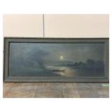Landscape Painting no visible signature framed