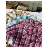2 womenï¿½s Cumberland, outfitters western shirts,