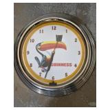 Guinness 15" neon clock no power adapter