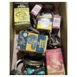 Mix of mason jar lid parts