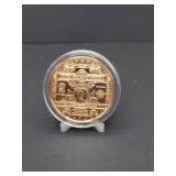 1 Ounce .999 Fine Copper $2 Dollar Bill