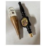 Miller lite  beer tap and Miller genuine draft