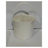 MCM white vinyl ice bucket