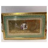 Le Mieux China 24k Gold Gilded Vanity Tray 12ï¿½x7ï¿½