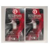 2 benchmark 1 Grain .999 fine silver