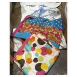 Cotton beach towels, one from Aruba
