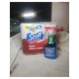 Scott Paper Towel 6=12,+ Windex