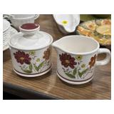 Lunastone "Forest Flower" vintage creamer pitcher