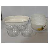 CorningWare French White casserole dish, custard