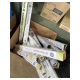 Various fluorescent lightbulbs