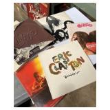 6 vinyl record, albums, including Eric Clapton,