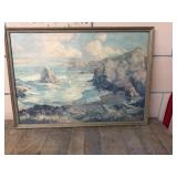 Landscape Print by Bennett Bradbury framed