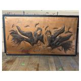Hammered Copper Relief Art by Eaeyuio Quipo?