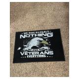 18 in x 27 in Veterans door mat