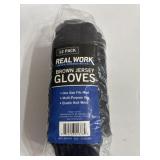 12 ct Brown jersey gloves