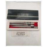 LCD time pens watch