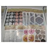 Group of crafting stickers