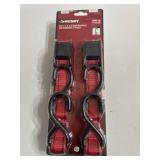 Husky 10 ft x 1 in Cam buckle tie-downs 2-pack