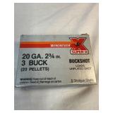 Winchester 20 gauge BUCKSHOT 5 rounds