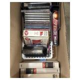 Christmas CDs, cassettes, home movies