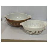vintage Pyrex "Early American" Cinderella bowls