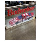 Budweiser King of beers NASCAR framed mirror 51ï¿½